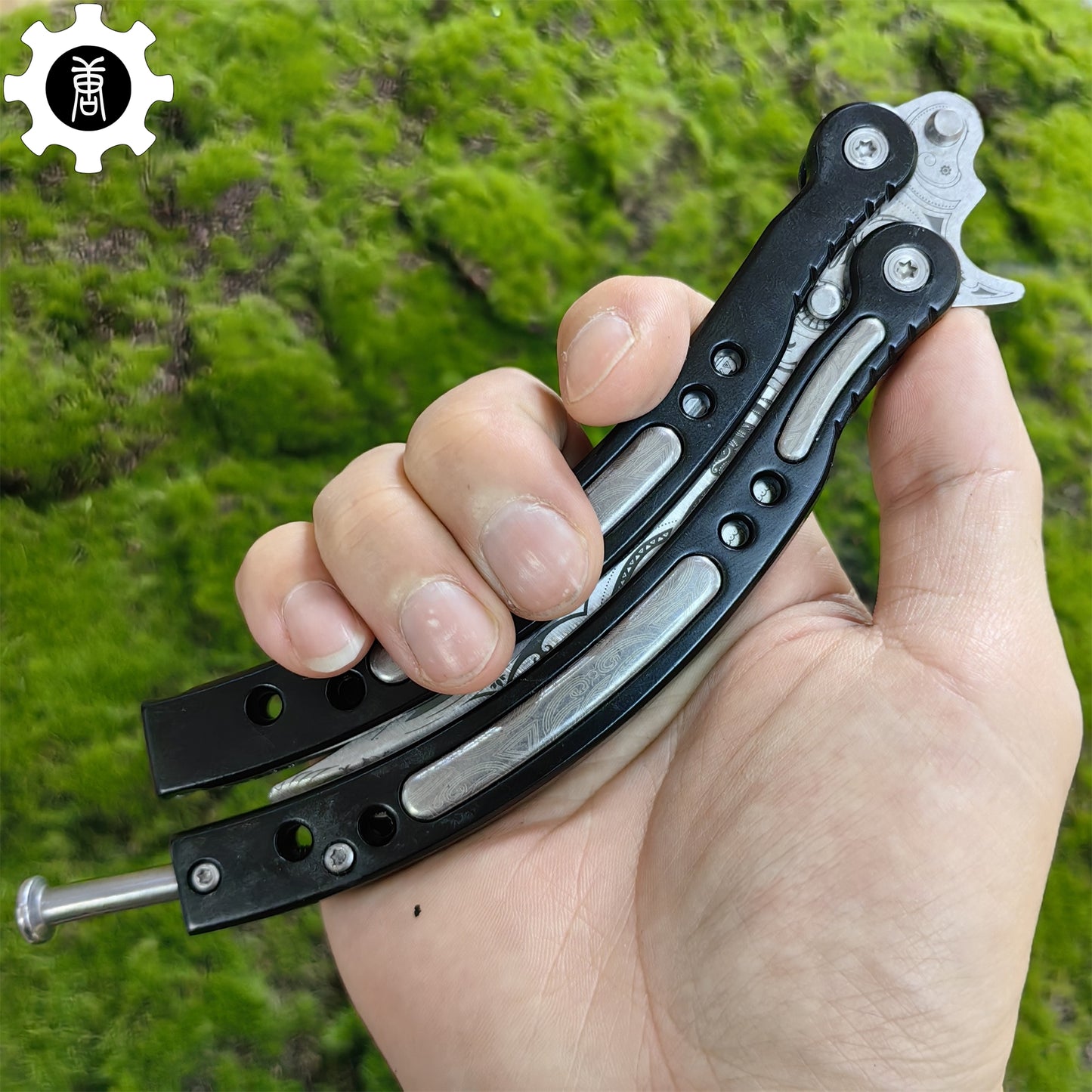 Cartel Balisong Metal Butterfly Knife Game Prop 