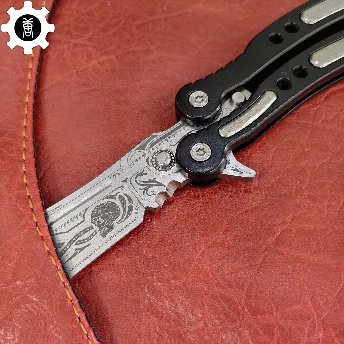 Cartel Balisong Metal Butterfly Knife Game Prop 