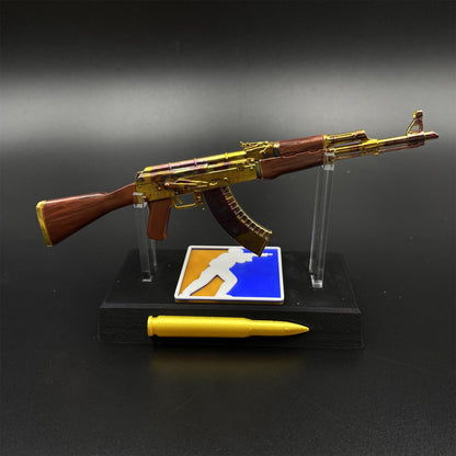 New Version AK47 Case Hardened Skin Metal Miniature For Collection