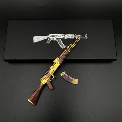 New Version AK47 Case Hardened Skin Metal Miniature For Collection