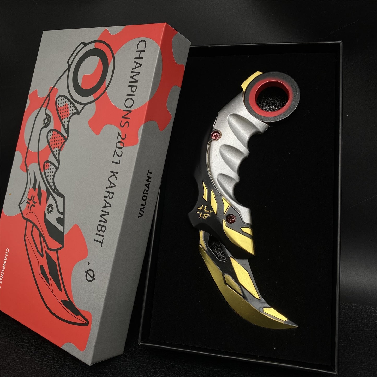Metal Champion Karambit Blunt Blade Trainer Cosplay Prop Collectibles