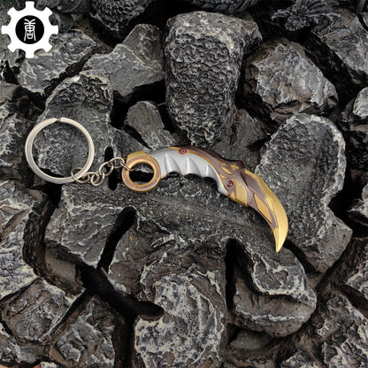 Cool Champions 2021 Karambit Mini Metal Keychain
