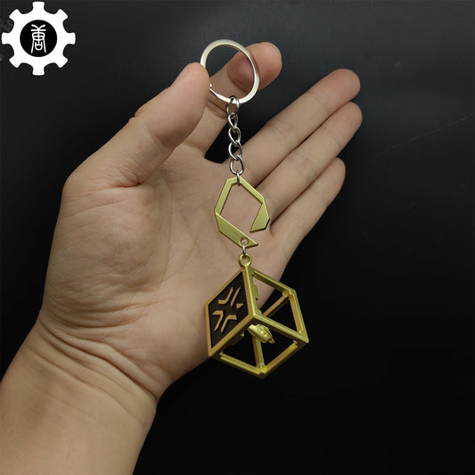 Mini Champions Cube Buddy Keychain Backpack Metal Pendant