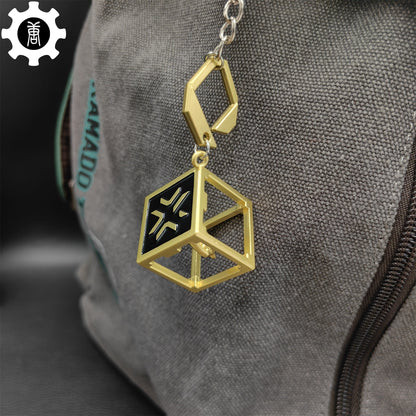 Mini Champions Cube Buddy Keychain Backpack Metal Pendant