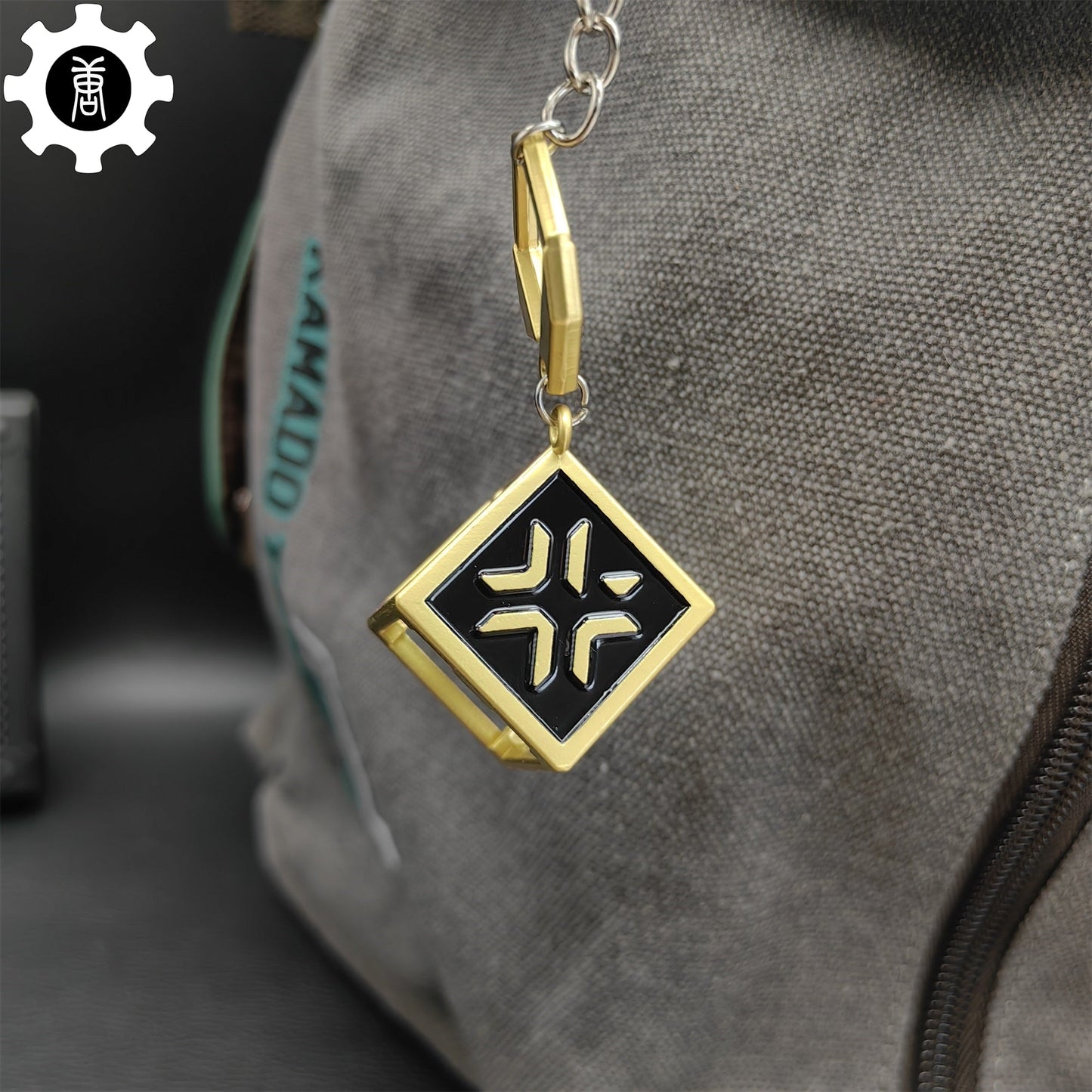 Mini Champions Cube Buddy Keychain Backpack Metal Pendant