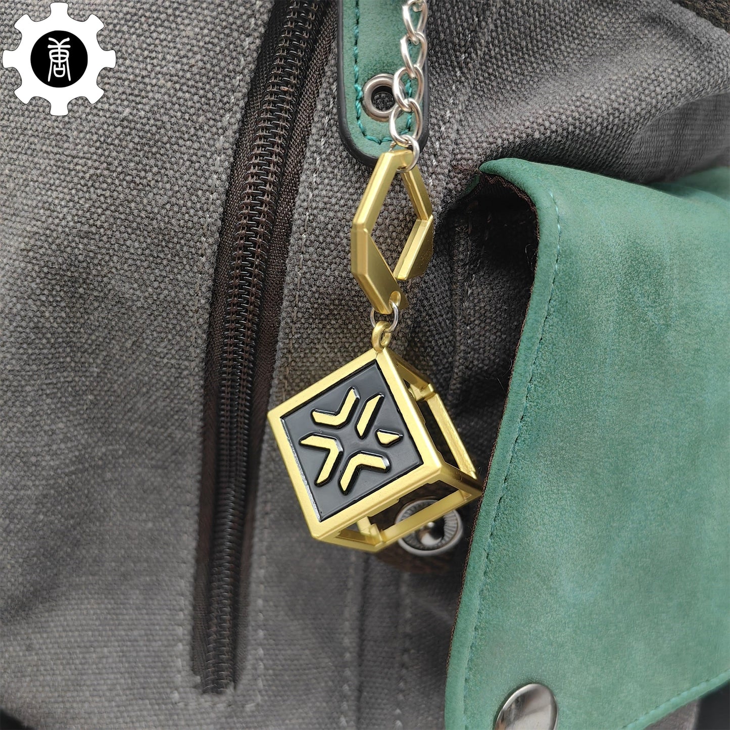Mini Champions Cube Buddy Keychain Backpack Metal Pendant