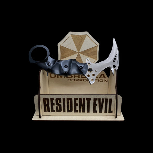 Re8 Chris Karambit Blunt Blade Metal Replica