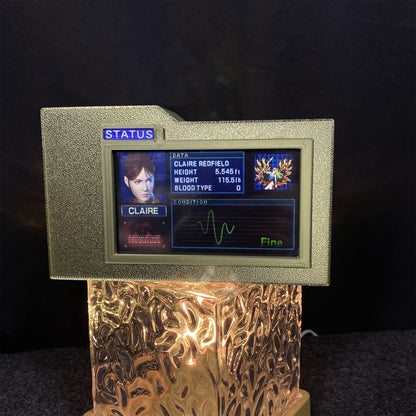3D Printed Code Veronica Clarie Health Condition Bar Status Screen