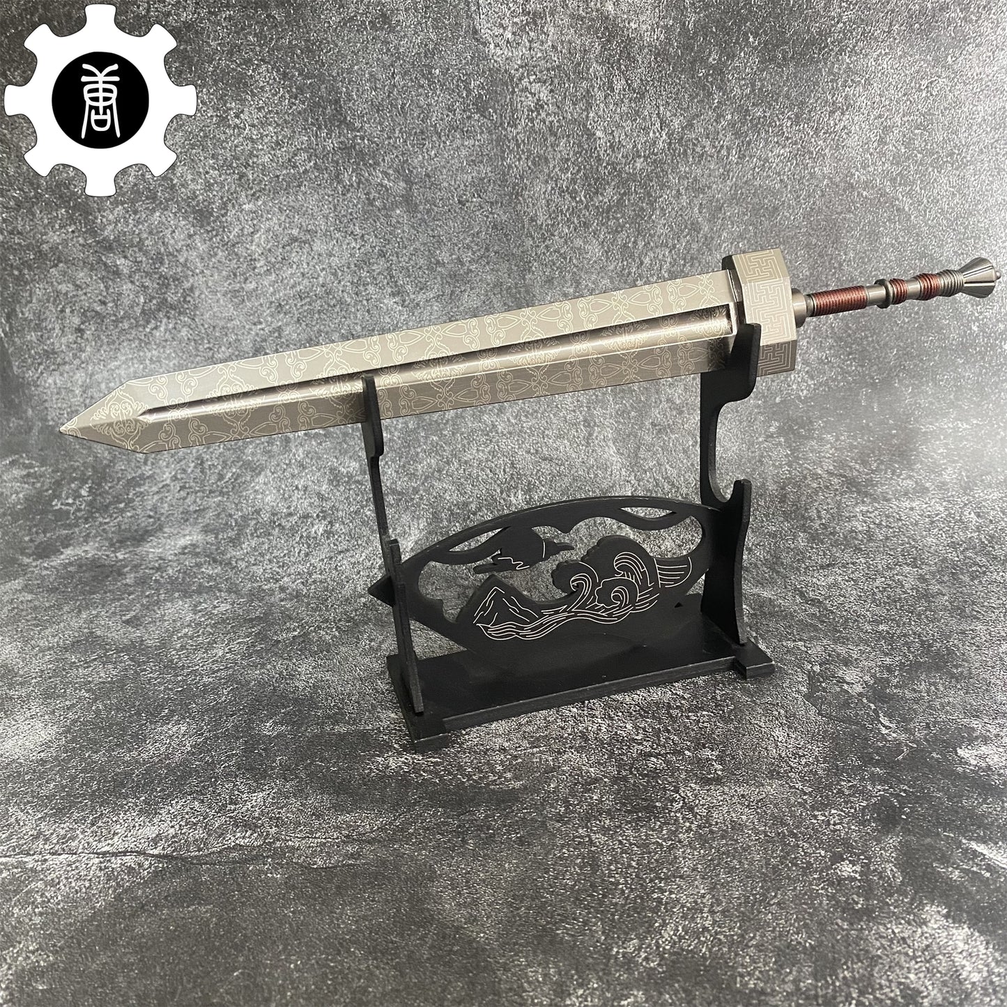 One-sixth Soul Game Classical Greatsword 11.8" Metal Craft For Display