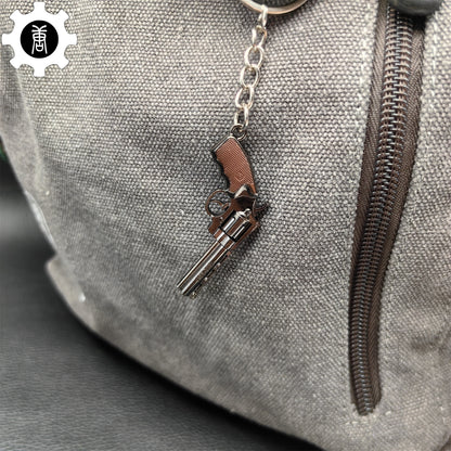 12 In 1 Metal World Famous Pistol Revolver Gun Keychain