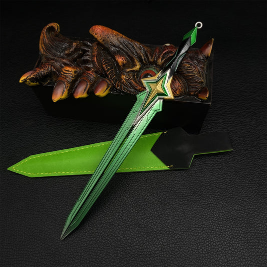 Metal Comet Sword Display Art Mini Replica