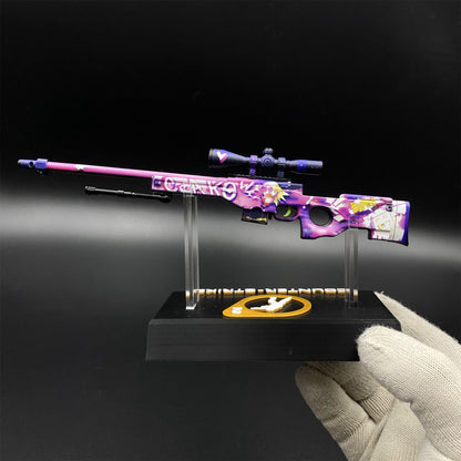 CS Tiny Gun Crakow! AWP Metal Miniature For Collection