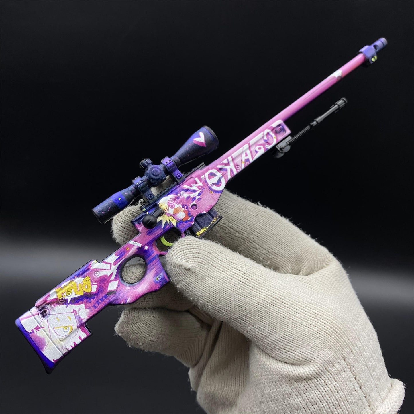 CS Tiny Gun Crakow! AWP Metal Miniature For Collection