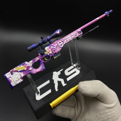 CS Tiny Gun Crakow! AWP Metal Miniature For Collection