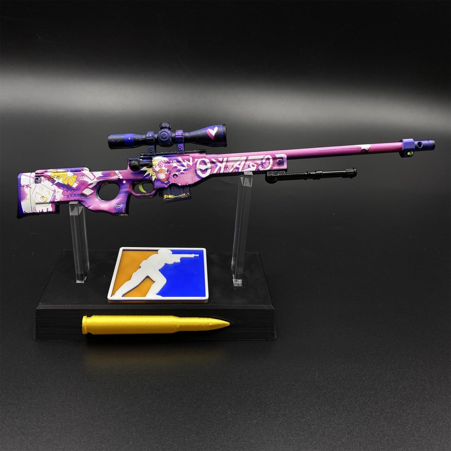 CS Tiny Gun Crakow! AWP Metal Miniature For Collection