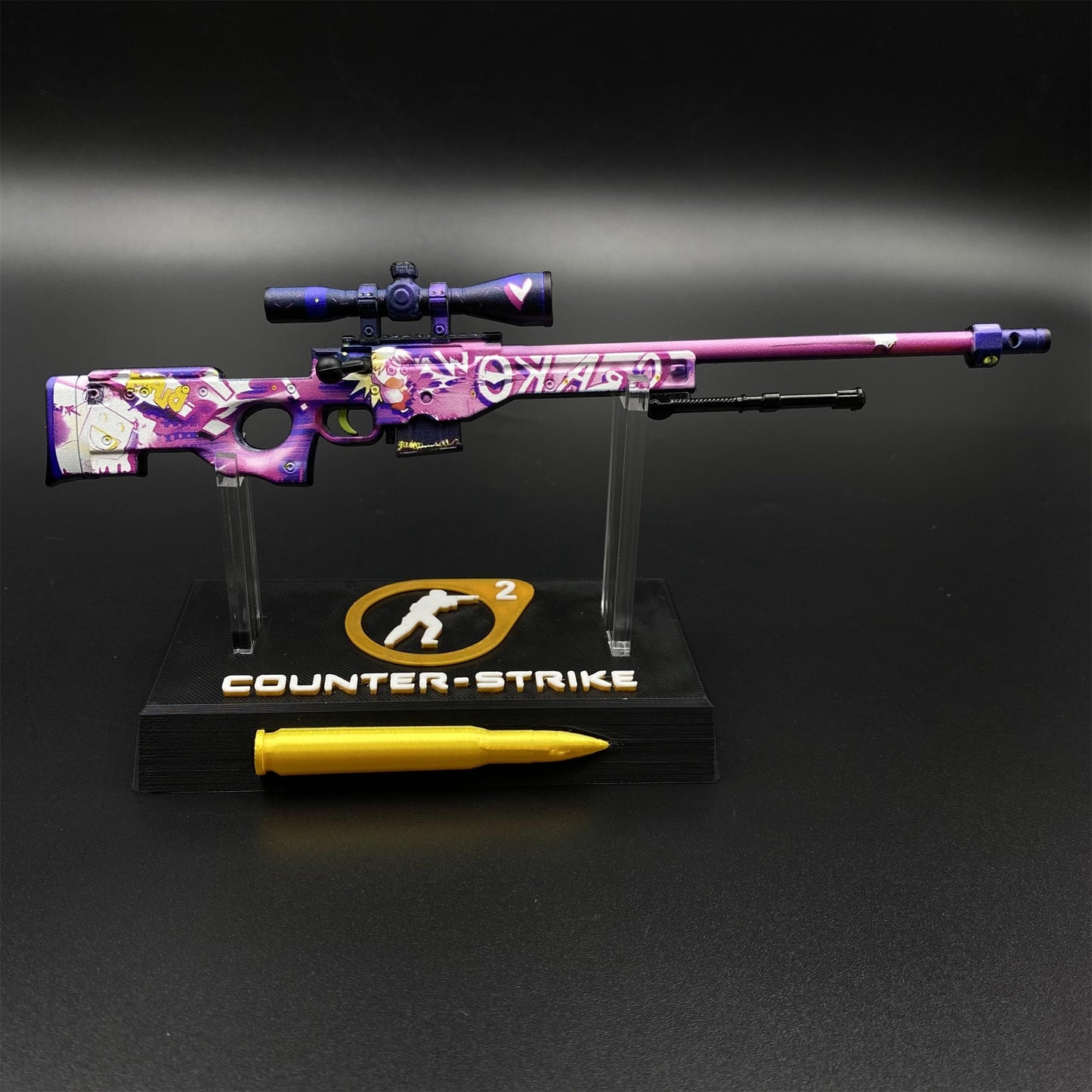 CS Tiny Gun Crakow! AWP Metal Miniature For Collection