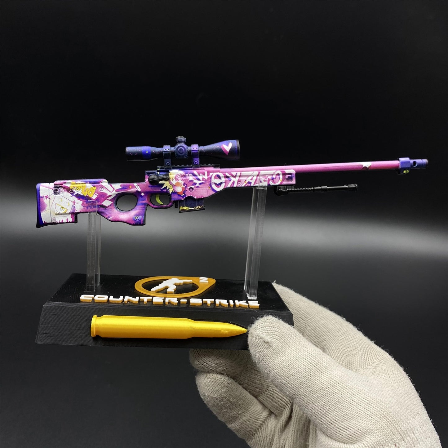 CS Tiny Gun Crakow! AWP Metal Miniature For Collection