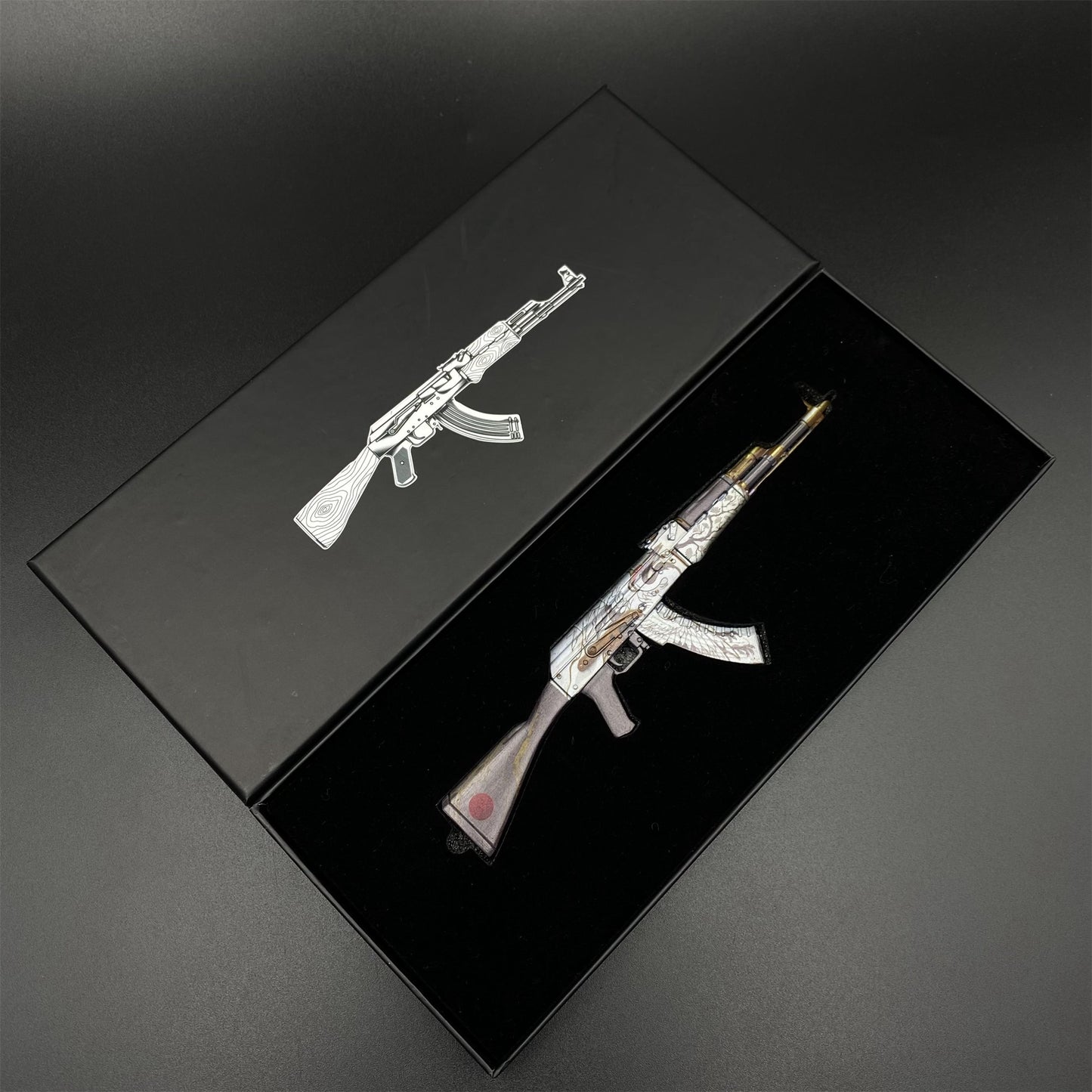Tiny Gun AK47 Crane Flight Metal Miniature For Collection