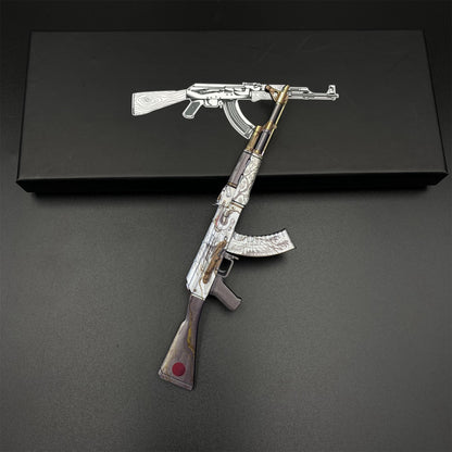 Tiny Gun AK47 Crane Flight Metal Miniature For Collection
