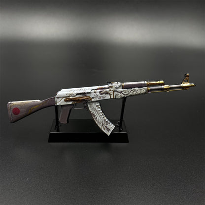 Tiny Gun AK47 Crane Flight Metal Miniature For Collection