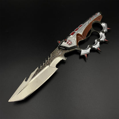 Full Scale Delta Force Creed Knife Metal Replica 33CM/13" - Blunt Blade Prop