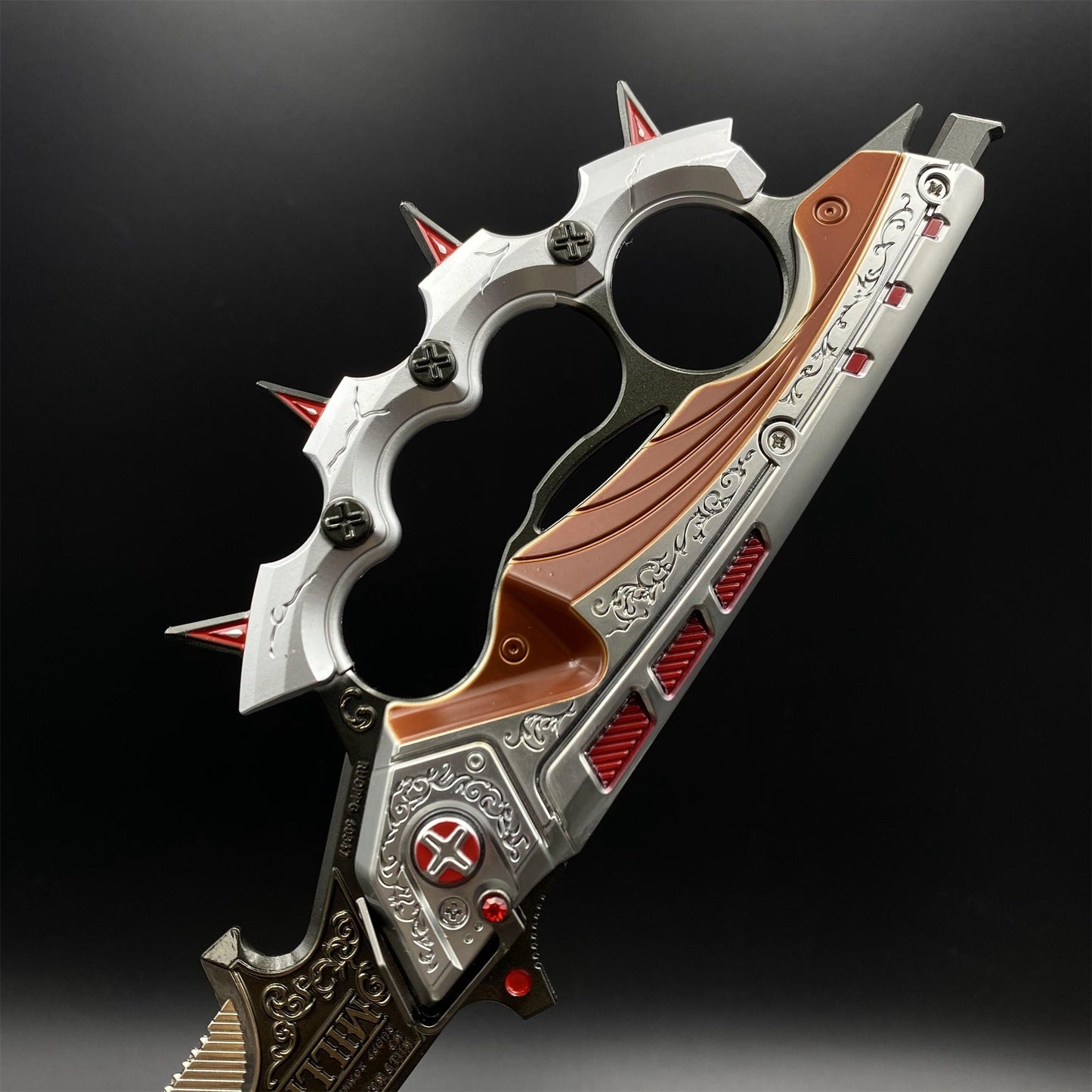 Full Scale Delta Force Creed Knife Metal Replica 33CM/13" - Blunt Blade Prop