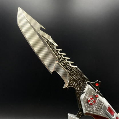 Full Scale Delta Force Creed Knife Metal Replica 33CM/13" - Blunt Blade Prop