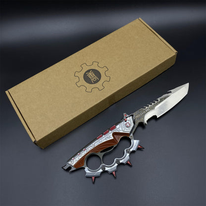 Full Scale Delta Force Creed Knife Metal Replica 33CM/13" - Blunt Blade Prop