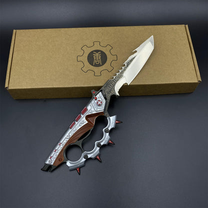 Full Scale Delta Force Creed Knife Metal Replica 33CM/13" - Blunt Blade Prop