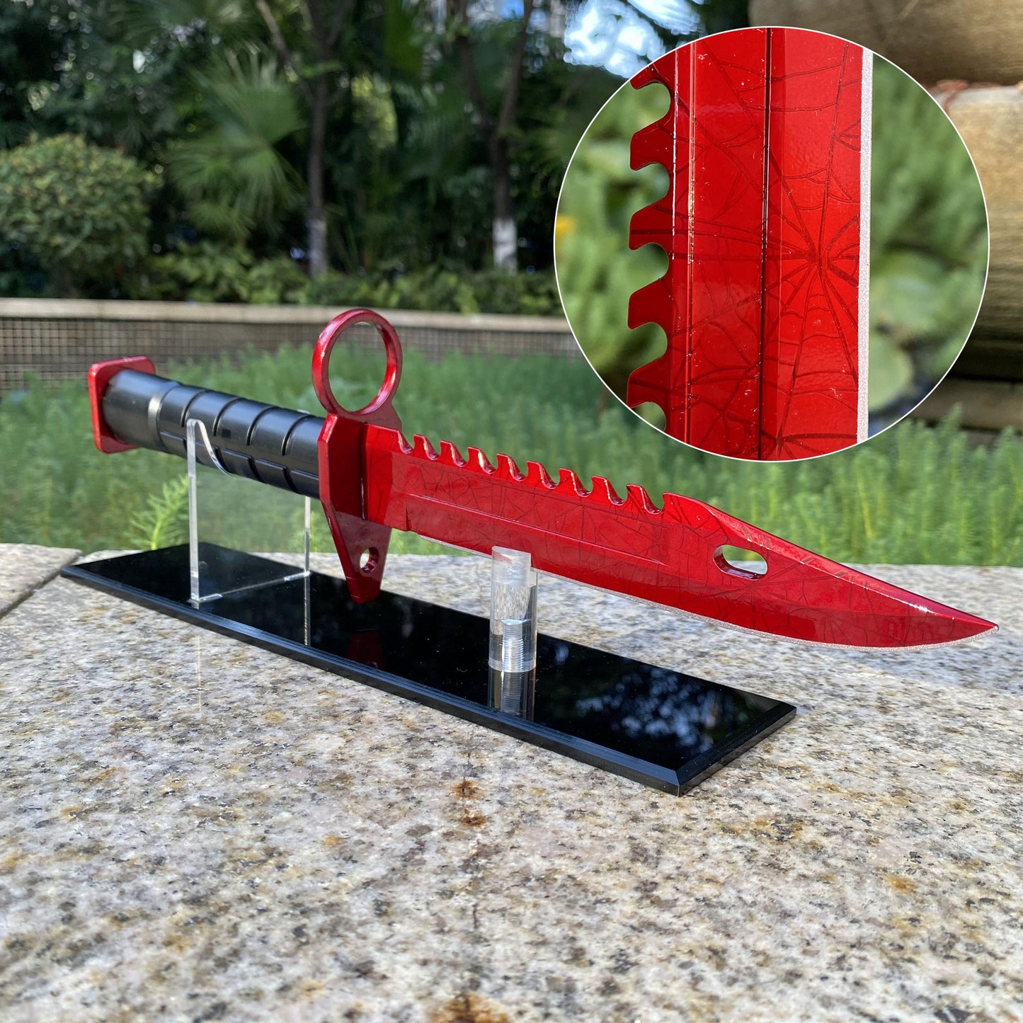 CSGO Full-Size Metal M9 Bayonet Dull Blade Replica 33CM/13"