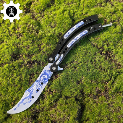 CS Butterfly Knife Balisong Trainers Blunt Blade Mystery Prize