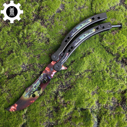 CS Butterfly Knife Balisong Trainers Blunt Blade Mystery Prize