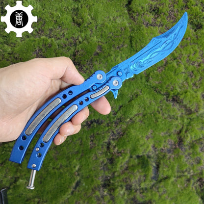 CS Butterfly Knife Balisong Trainers Blunt Blade Mystery Prize