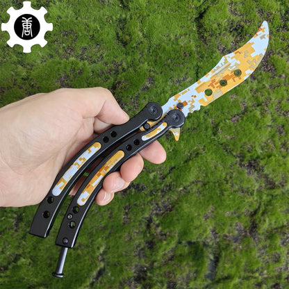 CS Butterfly Knife Balisong Trainers Blunt Blade Mystery Prize