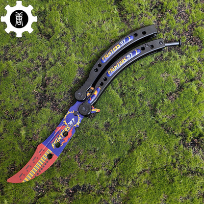 CS Butterfly Knife Balisong Trainers Blunt Blade Mystery Prize