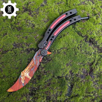 CS Butterfly Knife Balisong Trainers Blunt Blade Mystery Prize