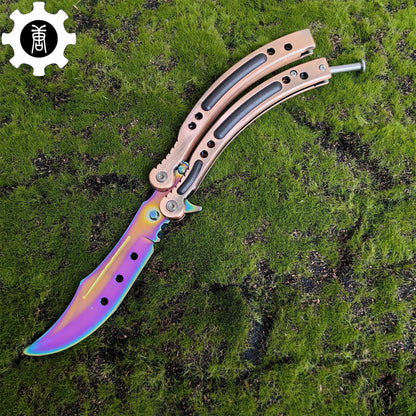 CS Butterfly Knife Balisong Trainers Blunt Blade Mystery Prize