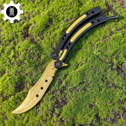 CS Butterfly Knife Balisong Trainers Blunt Blade Mystery Prize
