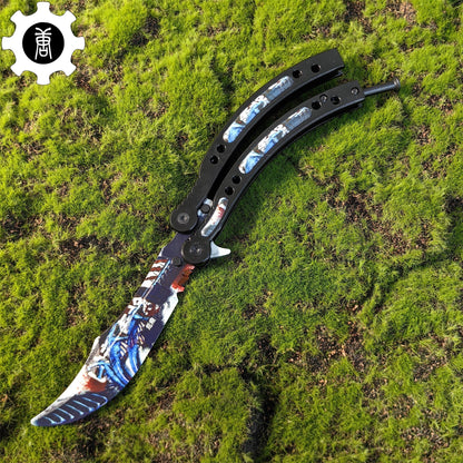 CS Butterfly Knife Balisong Trainers Blunt Blade Mystery Prize