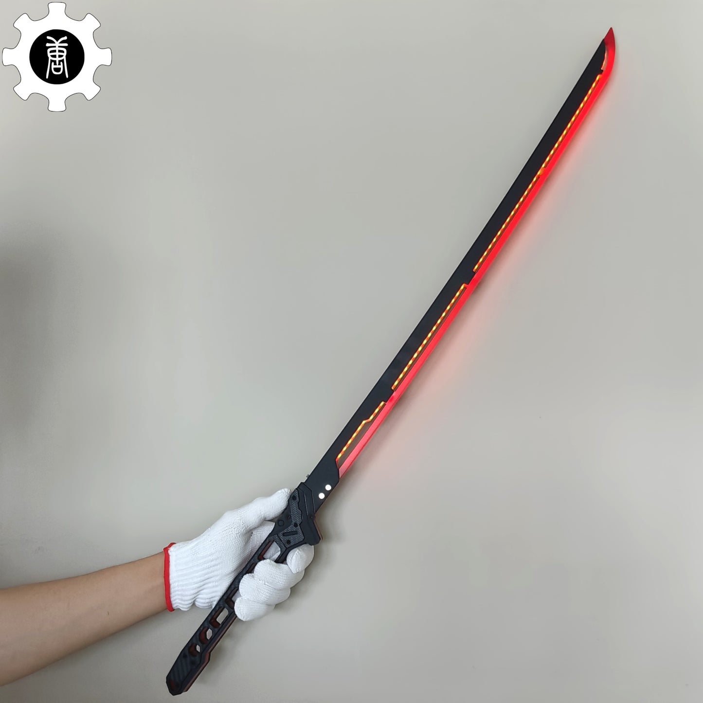 Cyberpunk Errata Red Thermal Katana Game Cosplay Prop