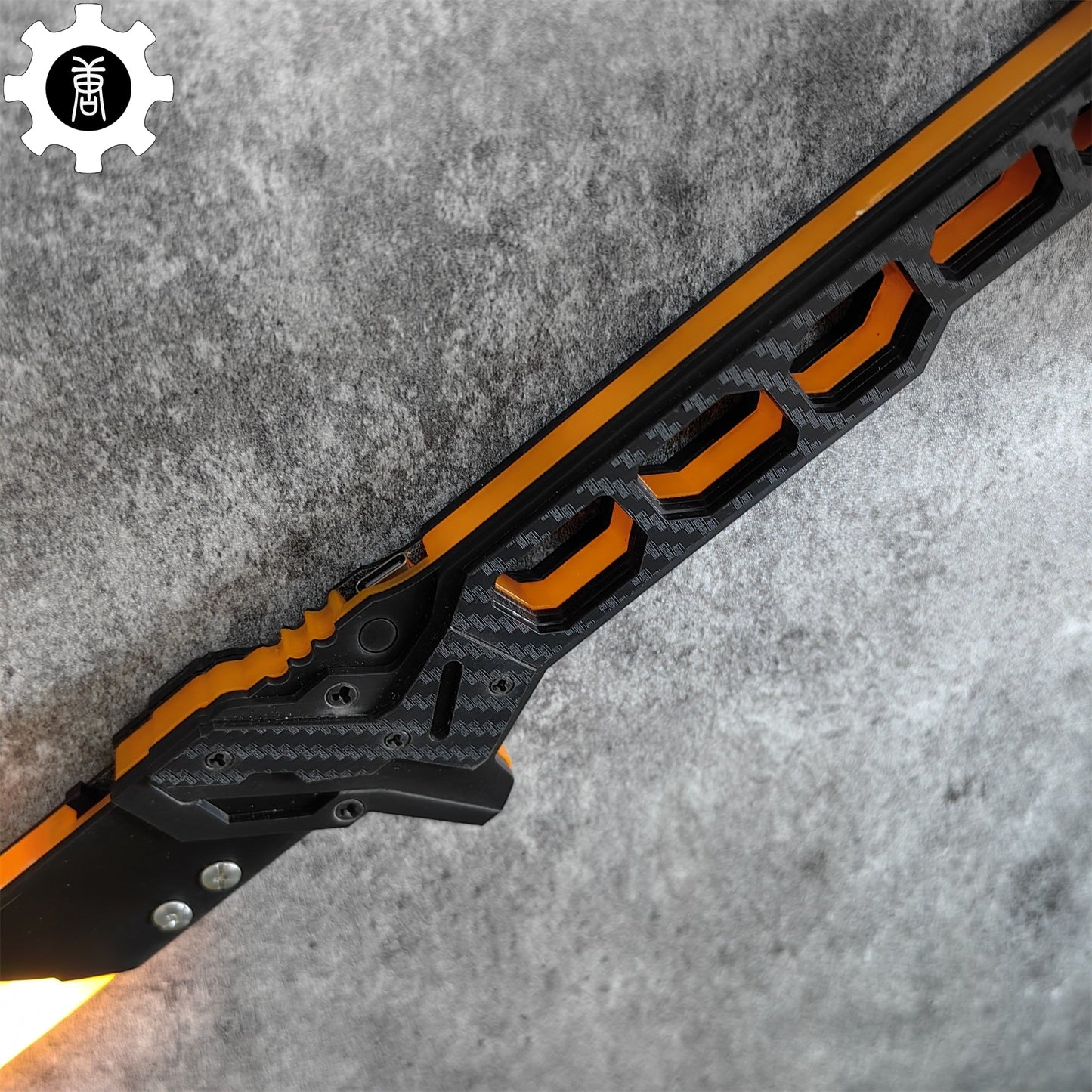 Cyberpunk Errata Yellow Thermal Katana Game Cosplay Prop