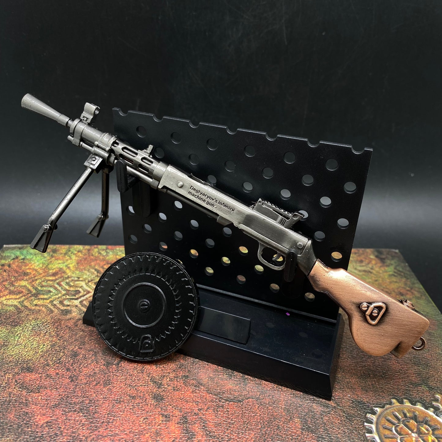 DP-28 Metal Miniature Degtyaryov Light Machine Gun  17CM/6.7"