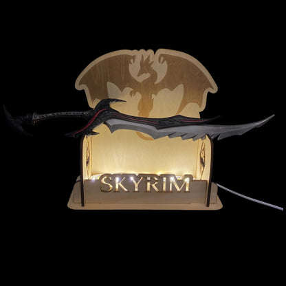 Skyrim Game Weapon New Daedric Sword Blunt Metal Replica