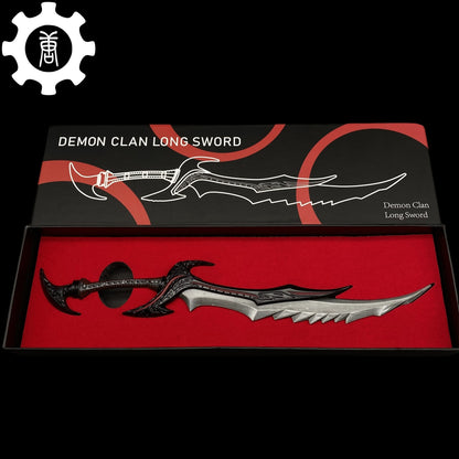 Skyrim Game Weapon New Daedric Sword Blunt Metal Replica