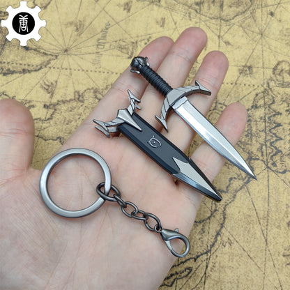 Dagon Razor Sword Mini Metal Replica EDC Knife