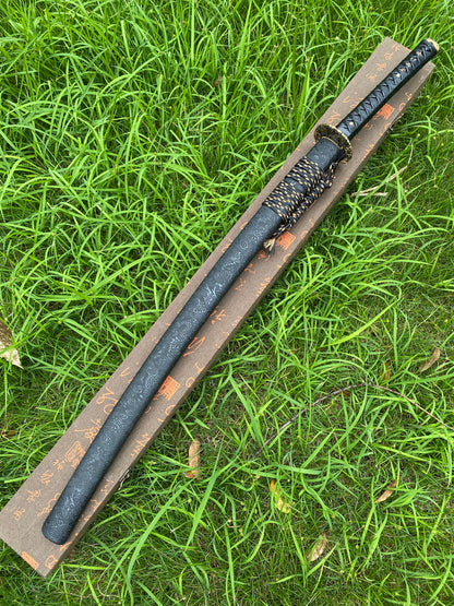 Red Dragon Blade Damascus Steel Katana