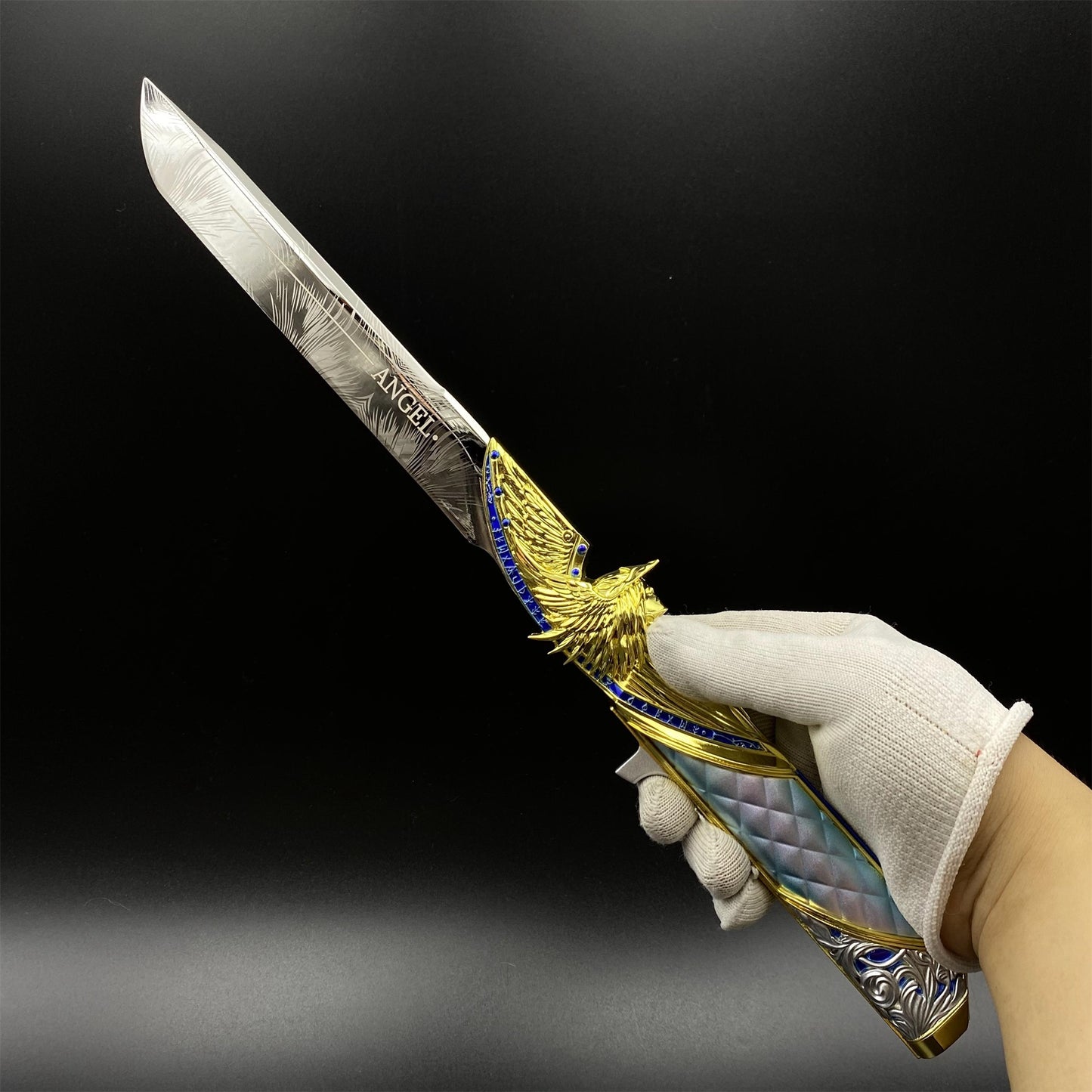 40CM/15.8" Delta Force Dark Star Angel Version Dull Blade Replica For Collection
