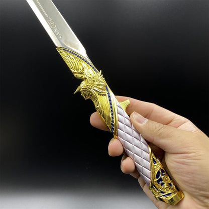 Delta Action Dark Star Angel & Demon Twin Knives Replica 35CM/13.8"- Dull Blade Collectibles