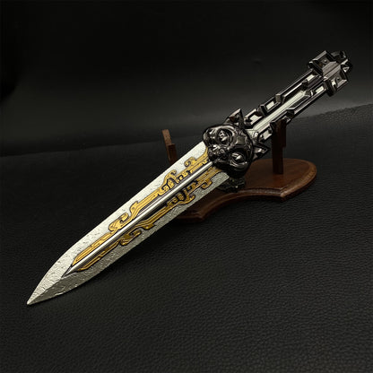 D-force Hackclaw Inky Reflections Throwing Knife Metal Replica