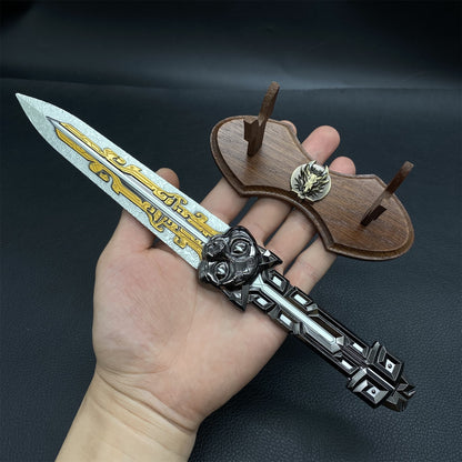 D-force Hackclaw Inky Reflections Throwing Knife Metal Replica